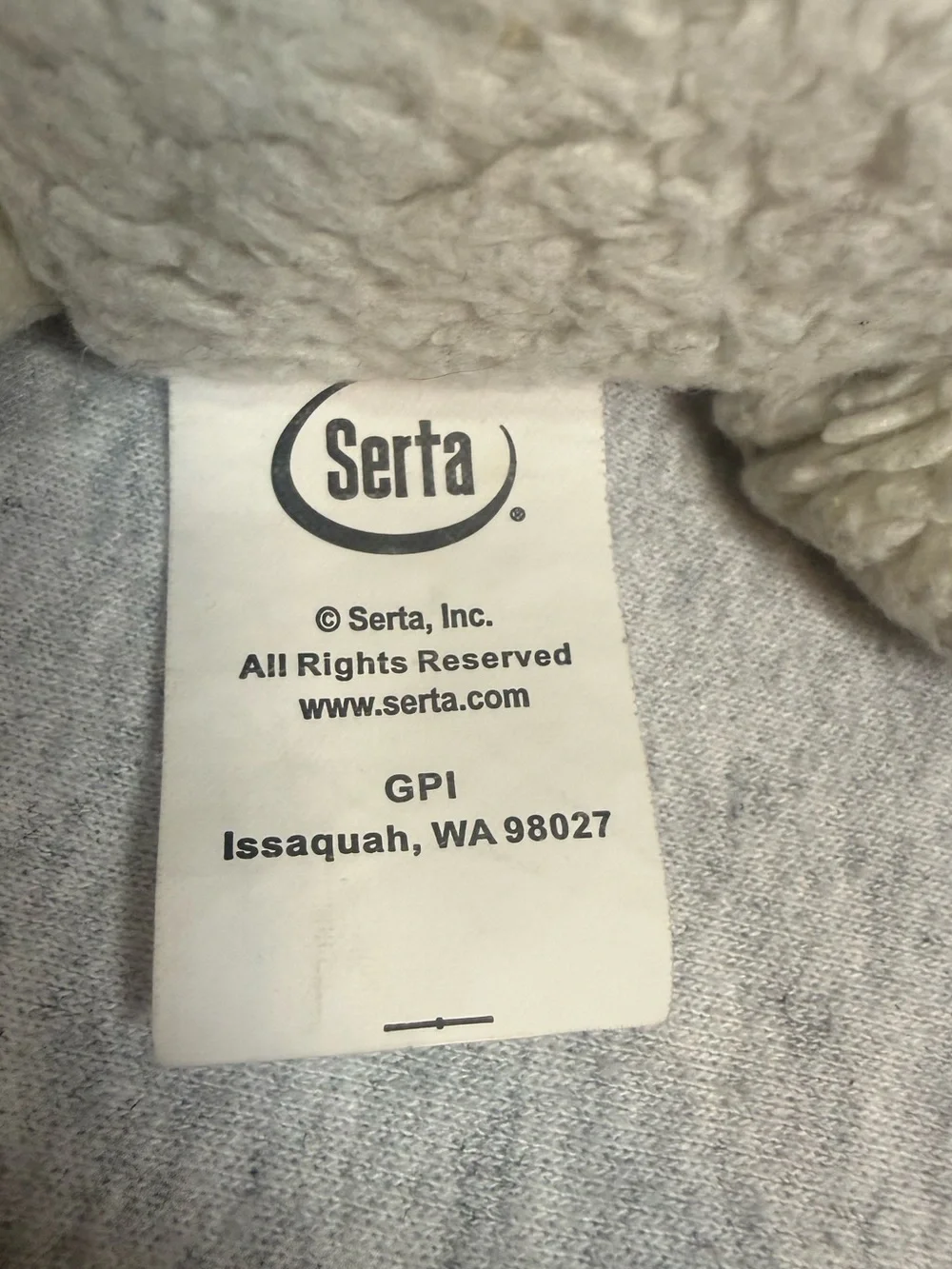 Vintage Y2K Serta Counting Sheep #1 Plush Toy Curto Toys - One Size